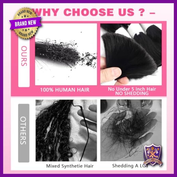 18 Inch Body Wave Human Hair Braiding Bundle 100g Boho Braids